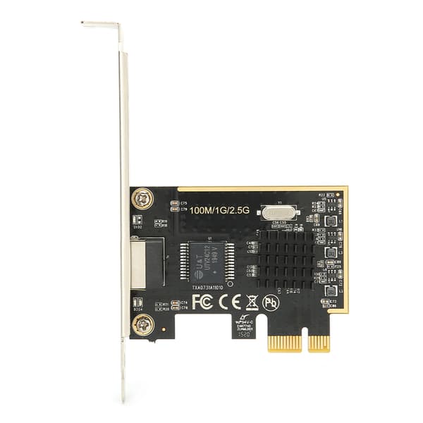 Netværkskort Stationær Computer Tilbehør Kablet Port PCIE til Gigabit 2.5G 2500M til Halv-Duplex