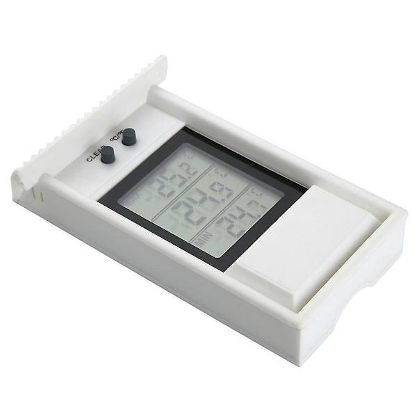 Digital inomhus utomhus trädgårdstermometer med Min-Max, kylskåp och växthusövervakning