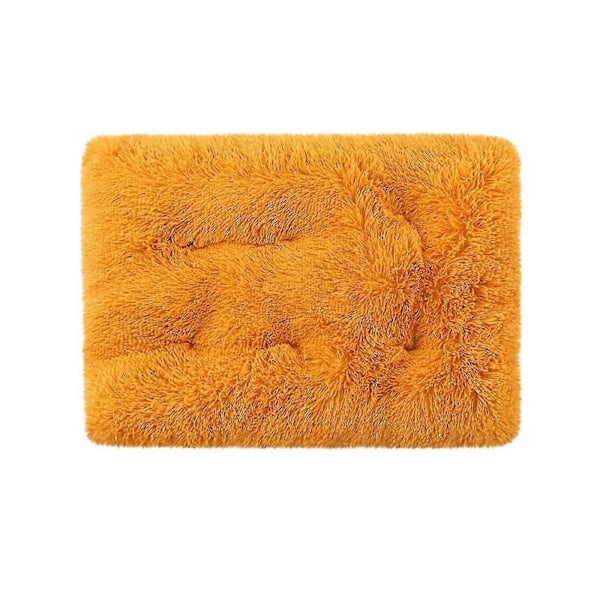 Bekväm Hundkoja Hundar Husdjursströ Djup Sömn Pv Strö Sovbädd Orange