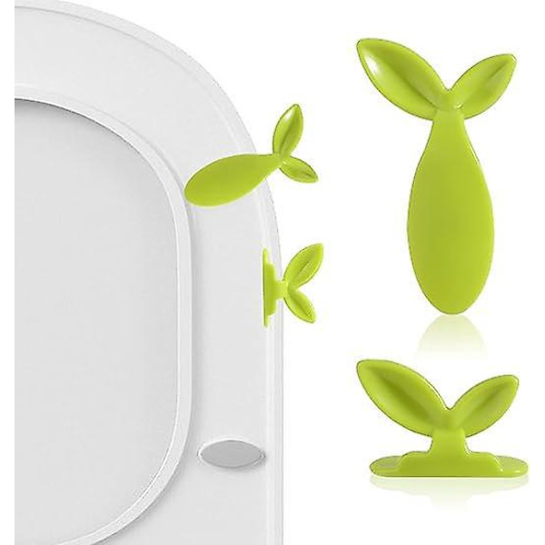 Itseliimautuvat wc-kannen kahvat – helpot ja hygieeniset wc-istuimen nostimet (2 kpl)