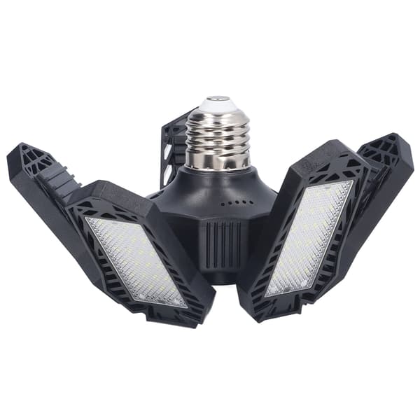 LED Garage Lys Foldbart Garage Loftlys E27 20W 1500LM 5 Blads Lager Værksted Lys 85‑265V