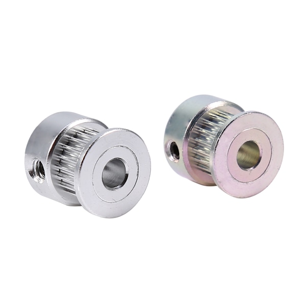 2 stk Aluminiumslegering Gear Tandremskive 5 mm Indvendig diameter 20 tænder til 3D-printer