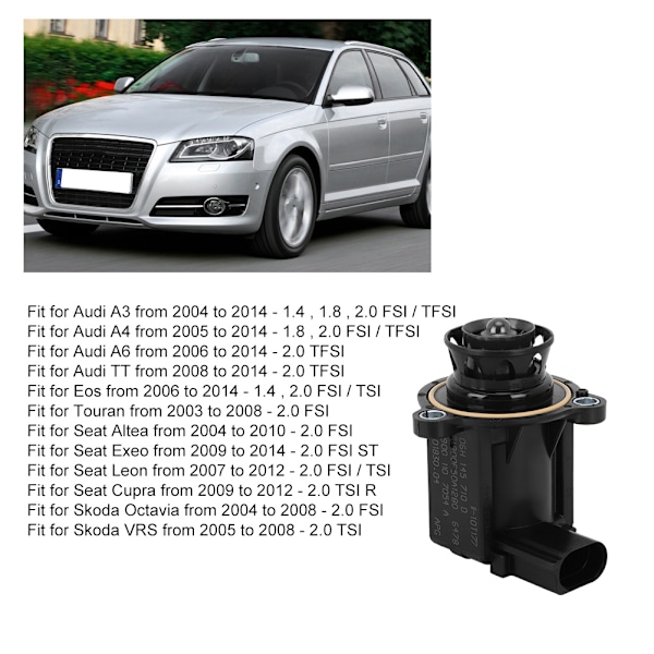 06H145710D Ventiltryckomvandlare Bilsats Tillbehör Passar för AUDI 1.8 / 2.0 TFSI