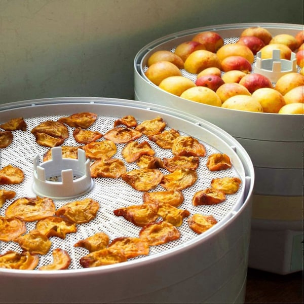 Rund Silikon Dehydrator Ark Non-Stick Mat Återanvändbar för Tork