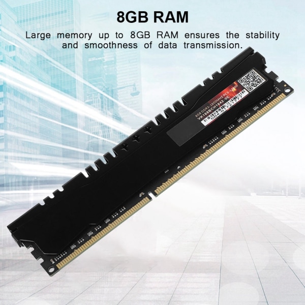 8GB DDR3-minne med stor kapacitet RAM 1600MHz Snabb dataöverföring DDR3 RAM för stationär dator