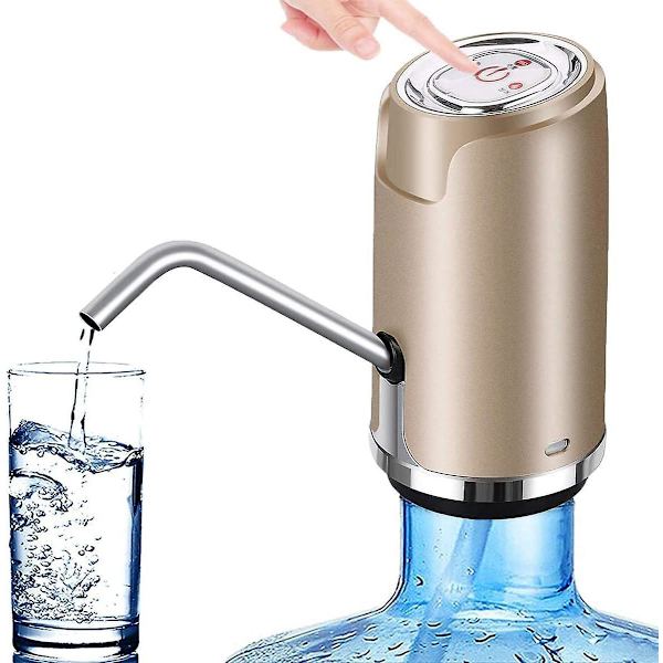 USB-ladattava langaton sähköinen vesipumppu gallonalustoille (Kulta)