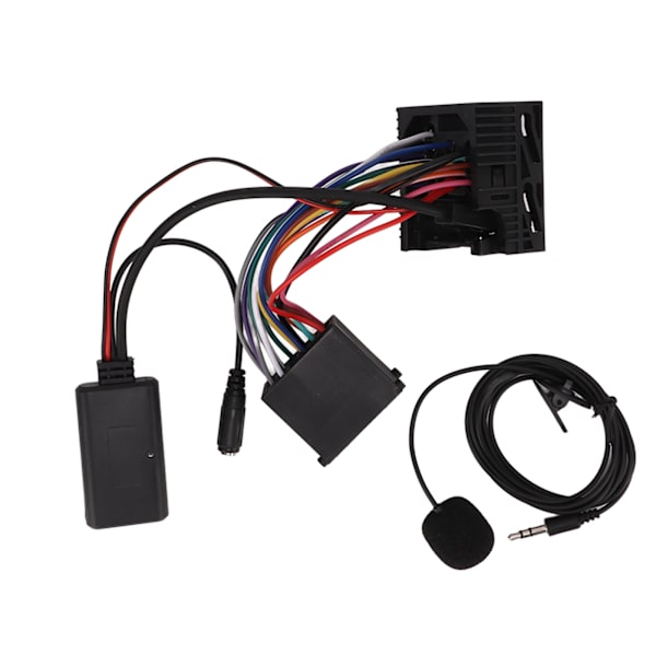 Trådløs lyd AUX-kabelkontakt Bluetooth 5.0 med mikrofon erstatning for E46 320i 320ci 2002‑2006