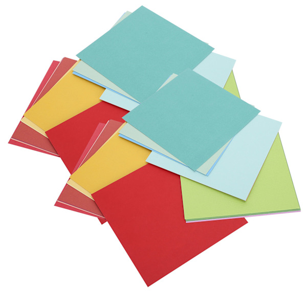 2 sarjaa koristepaperia 25 väriä Albumin tausta taitto DIY-askartelu tarvikkeet 15 x 15cm