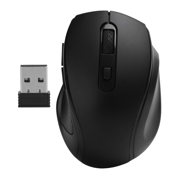 Trådløs mus 2,4Ghz Kontor/Gaming Ergonomiske Mus Notebook Desktop Computertilbehør Sort