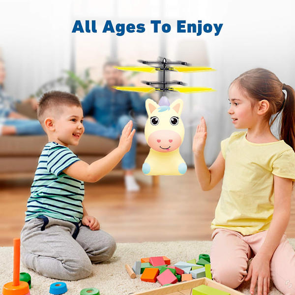 Cartoon Flygande Häst RC Leksaker USB Laddningsbar Drone Helikopter Handkontrollerad Induktiv Flygande Leksak
