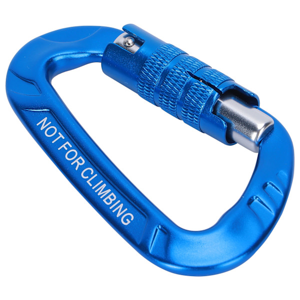 12KN Automatisk låsning Klättring Karbinhake Klipp Aluminiumlegering Twist Lock Heavy Duty Låsning Karbinhakar
