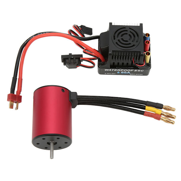 S3650 2300V harjaton moottori + 60A harjaton ESC Combo RC-auton osat 1/10 kauko-ohjattavaan autoon