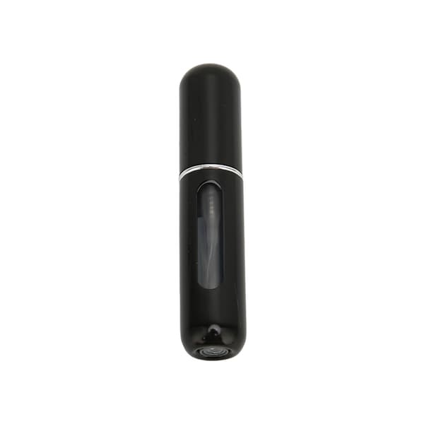Påfyllningsbar parfymatomizer Synlig bärbar läckagesäker mini tom sprayflaska för resor utgående 5mlSvart