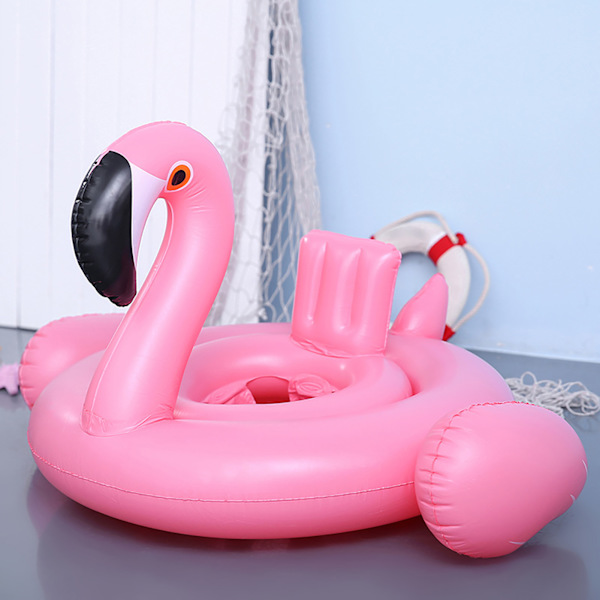 Simring för barn med söt design, PVC, lätt och bärbar, med säte, för strand och pool