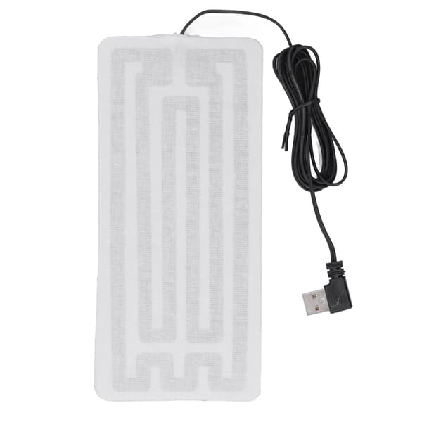 USB Värmefilm 7.5x3.5in Säker Hållbar Kolfiber Maskintvättbar USB Värmedyna för Midja Kropp Vinter