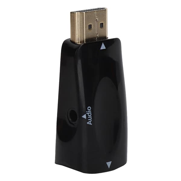 1080P HD Multimedia Interface Han til VGA Hun Adapter Konverter med Lydkabel