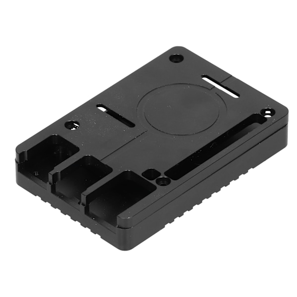 Alumiiniseoskuori UltraOhut CNC-jäähdytyslämpöpesät Metallikuori Raspberry Pi 4B:lle (Musta)