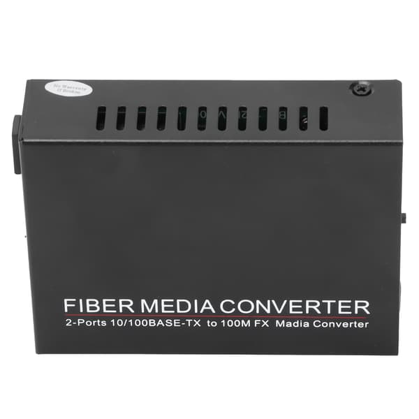 2-ports Ethernet Fiber Switch TBCMC3412ES20A Plug Play Stabil Robust Computer Netværksswitch 100-240V (EU-stik)