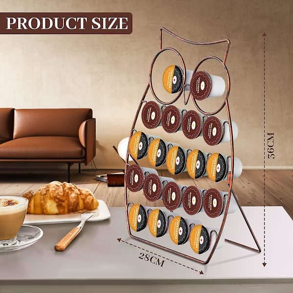 Kaffeputeholder, brun, 1 stk