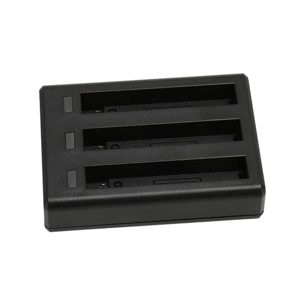 3-kanals batterilader Smart, sikker, rask batteriladerhub med LED-indikator for Insta360 ONE X2-kamera