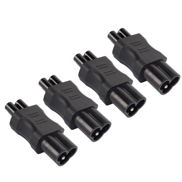 4st IEC320 C6 till IEC320 C5 power IEC320 C6 till C5 power Adapter Kontaktomvandlare för bärbar dator