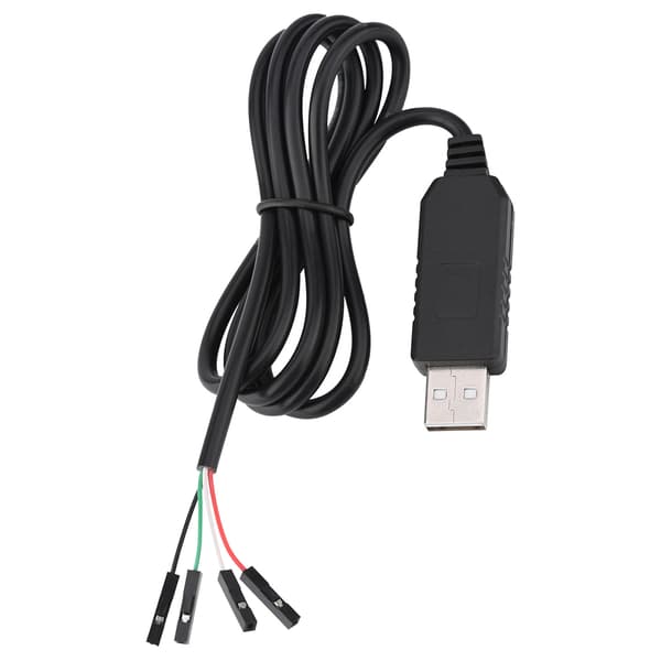 PL2303HX RS232 Oppgradert omformer USB til COM/TTL seriell adapter STC nedlastingskabel