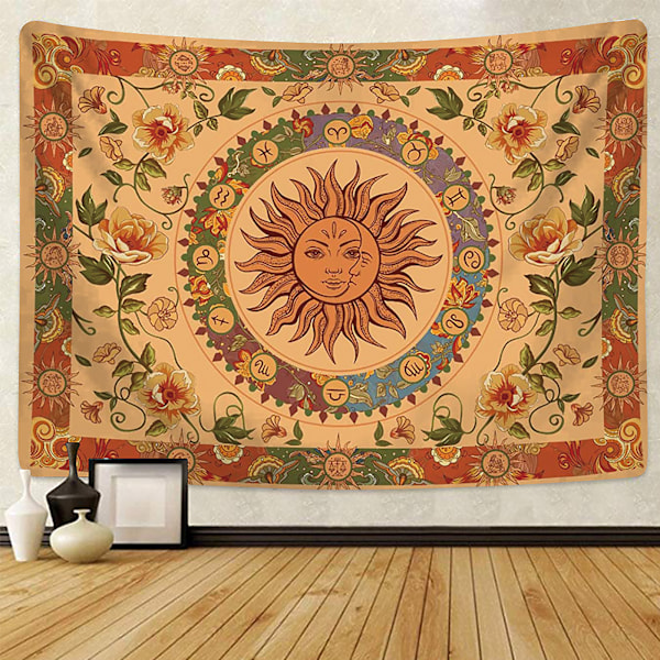 Tapestry Divination Sun Tapestry Home Room Background Fabric Bedside Wall Hanging Tapestry