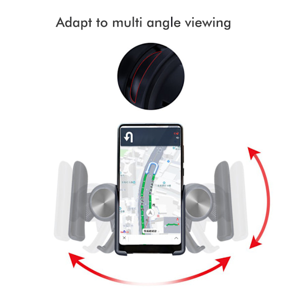 Biltelefonhållare Bil Luftventilationshållare Universal 360 Graders Rotation Stark Magnet Telefon Bilhållare