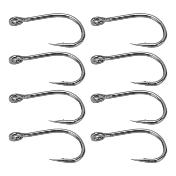 50 st fiskekrok för Iseama högkolstål fiskkrok med hullingar typ för utomhusaktiviteterTyp 7#