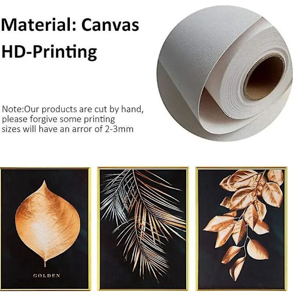 Premium Canvas Print Set - Modern Stil Väggdekor för Hem, Kontor, Vardagsrum, Sovrum, Kök - Unik och Stilren - 30 X 40 Cm