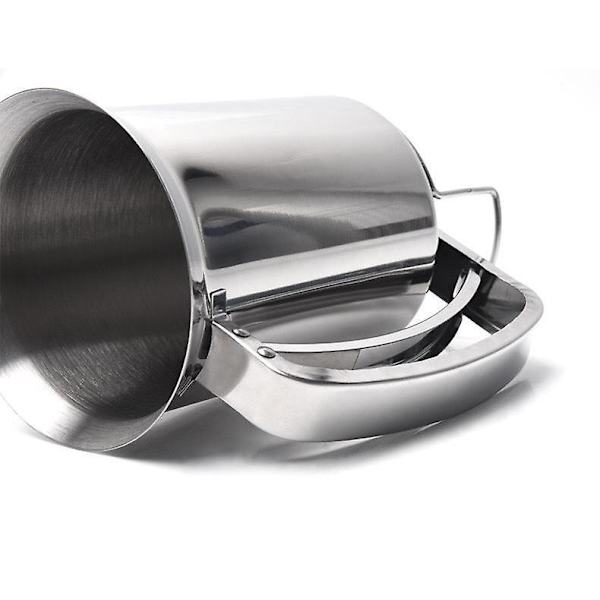 Pander Dispenser i Rustfrit Stål - Perfekt til Bagning af Pandekager, Cupcakes, Muffins, Crepes og Waffles