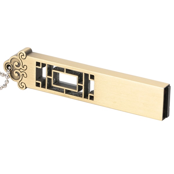 Vattentät USB 2.0 U Disk Aluminiumlegering Bärbar Säker Flash Drive Mini U Disk32GB