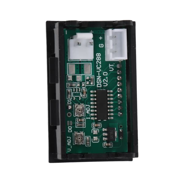Digital strømvoltmeter LED rød og blå dobbel skjerm digitalt voltmeter ammeter DC0 til 100V 50A