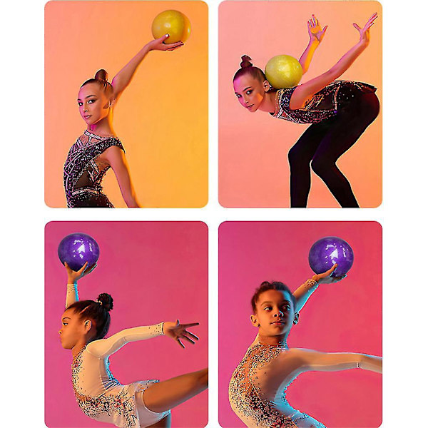 Gymnastikträningsboll för flickor 15/18 cm för dansövning och tävling 18 cm orange