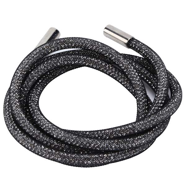 Rhinestone Reb 6 mm Bredde Shiny Glitter Dekorativ Snor Trim Tilbehør til Sko Tøj Sort Mesh Hvid Rhinestones 120 cm Længde