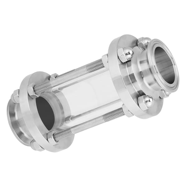 Rostfritt stål 304 Flöde Sanitär Synglas Tri Clamp Typ 38Φ