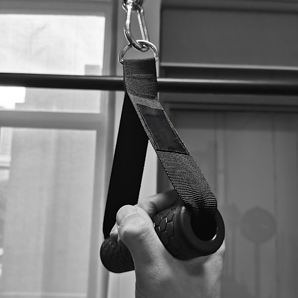 1 par modstandsbånd håndtag greb kabel maskine tilbehør TPR håndtag træning pull up bar håndtag greb til hjem fitness