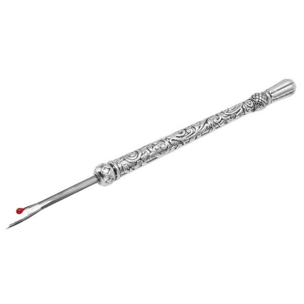 Retro Seam Ripper Hieno kuvio liukumaton kahva monitoiminen saumalankaleikkuri ompelutyökalut hopea