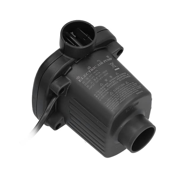 Luftpumpe DC12V Strøm 50W 2 Funksjonelle Dyser Lett Oppblåsingspumpe for Gummibåt