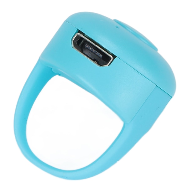 Smart Ring Controller Behändig och praktisk Bluetooth fjärrkontrollring för alla smartphonesBlå
