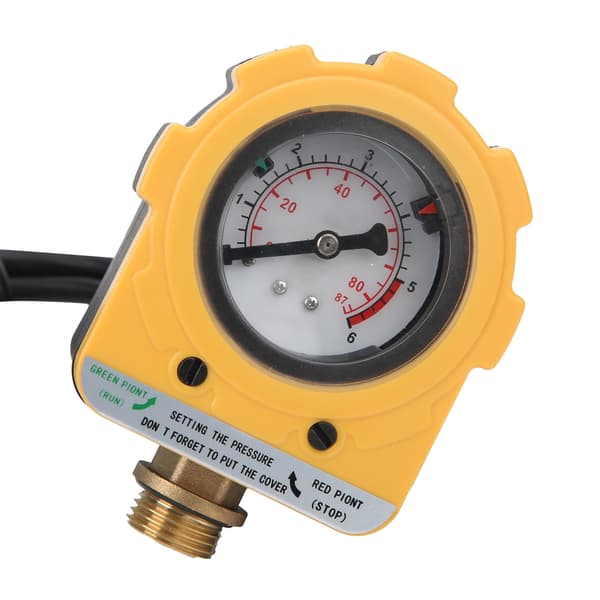 Vannpumpe Trykkregulator Automatisk Elektronisk Justerbar Bryter E06‑1500 30AEU Plugg AC220V