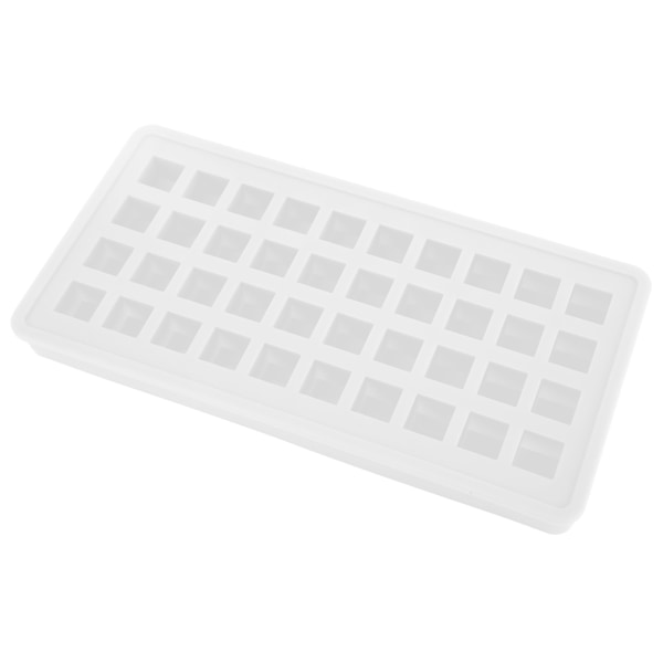 40Grids Silikon Isbrett Firkantet Form Isbiter Maker Form DIY Kjøkkentilbehør Transparent