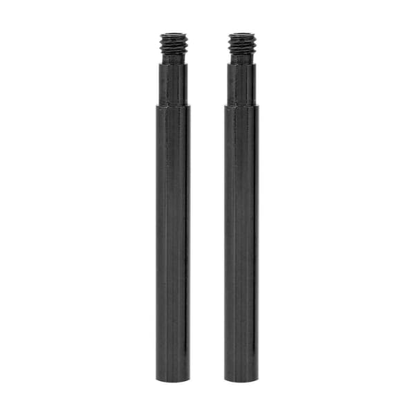 2 st 60 mm Cykel Presta Ventilförlängare Inre Däckventiler Förlängning (Svart)