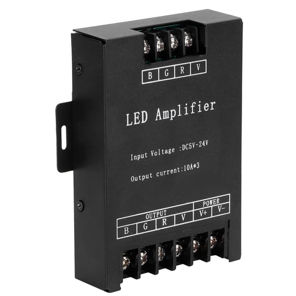 LED-signaforsterkerlampe RGB-lysbåndstrømkontroller repeatermodul DC5-24V