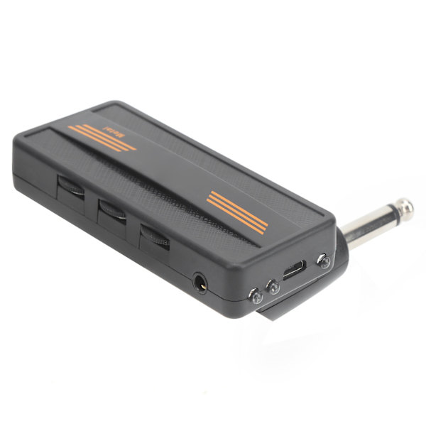 Plug Amp Elektrisk Gitarr Hörlursförstärkare Laddningsbar Portabel Distortion Effekt CA‑101