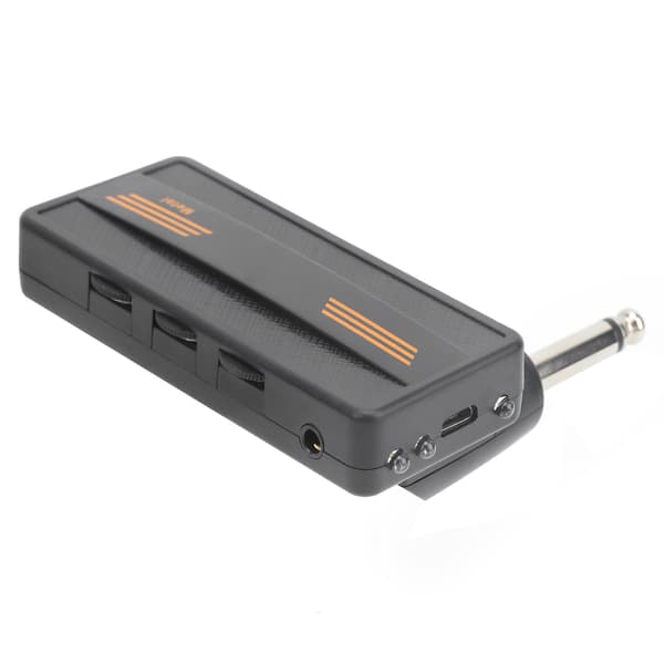Plug Amp Elektrisk Guitar Hovedtelefonforstærker Opladelig Bærbar Distortion Effekt CA‑101