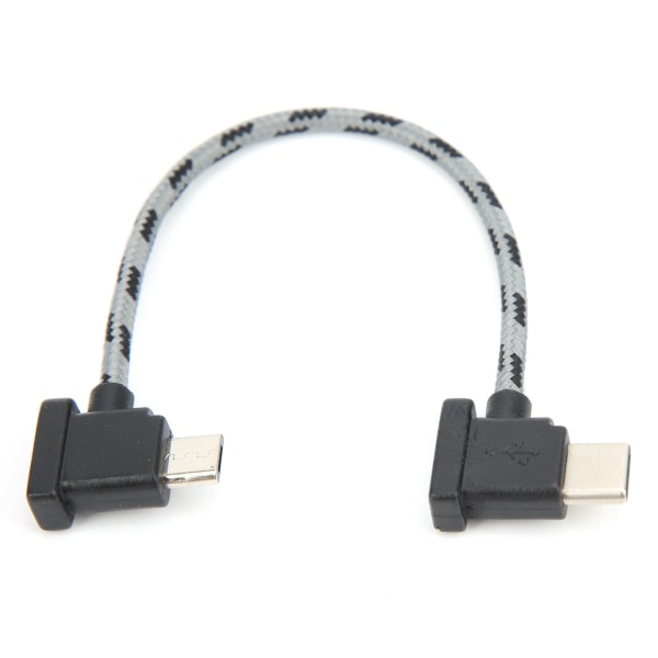 Högervinklad fjärrkontroll typ C till Micro USB datakabel för DJI Mavic Air 2 / Mini 2