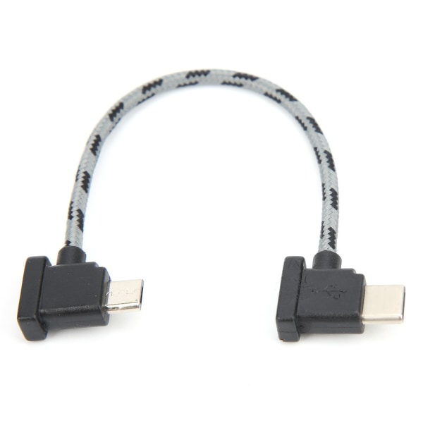 Rettvinklet fjernkontroll Type C til Micro USB Datakabel for DJI Mavic Air 2 / Mini 2