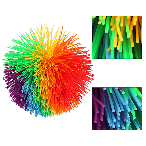 Rainbow Color Silikon Stress Relief Lekeball