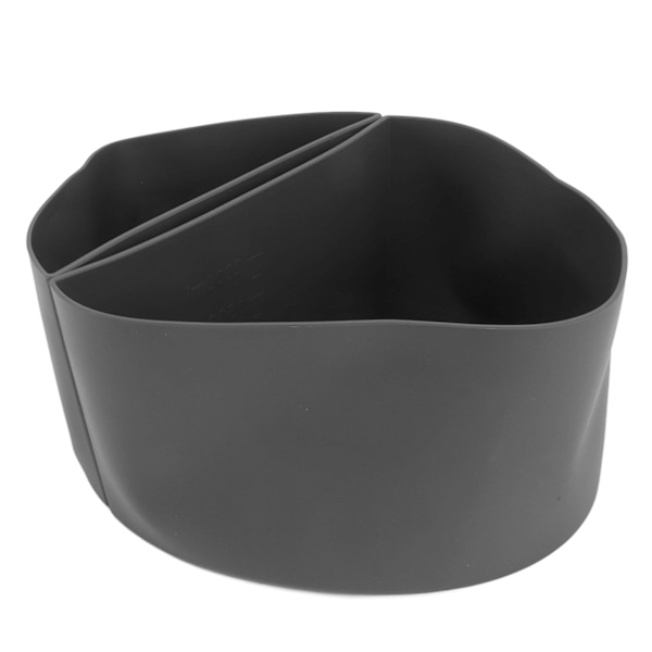 6QT Silikon Slow Cooker Liners Gjenbrukbare Lekkasjesikre 2 i 1 Slow Cooker Divider Liner Kjøkken Tilbehør for Hjem Grå